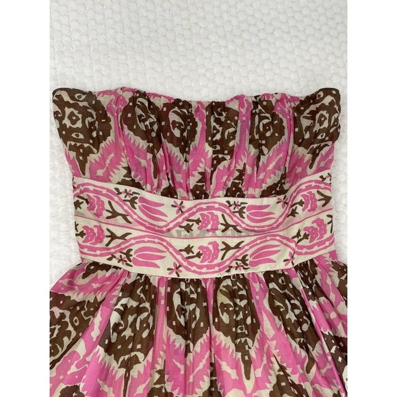 Plenty by Tracy Reese Sz 2 Fit & Flare Strapless - Picture 4 of 11